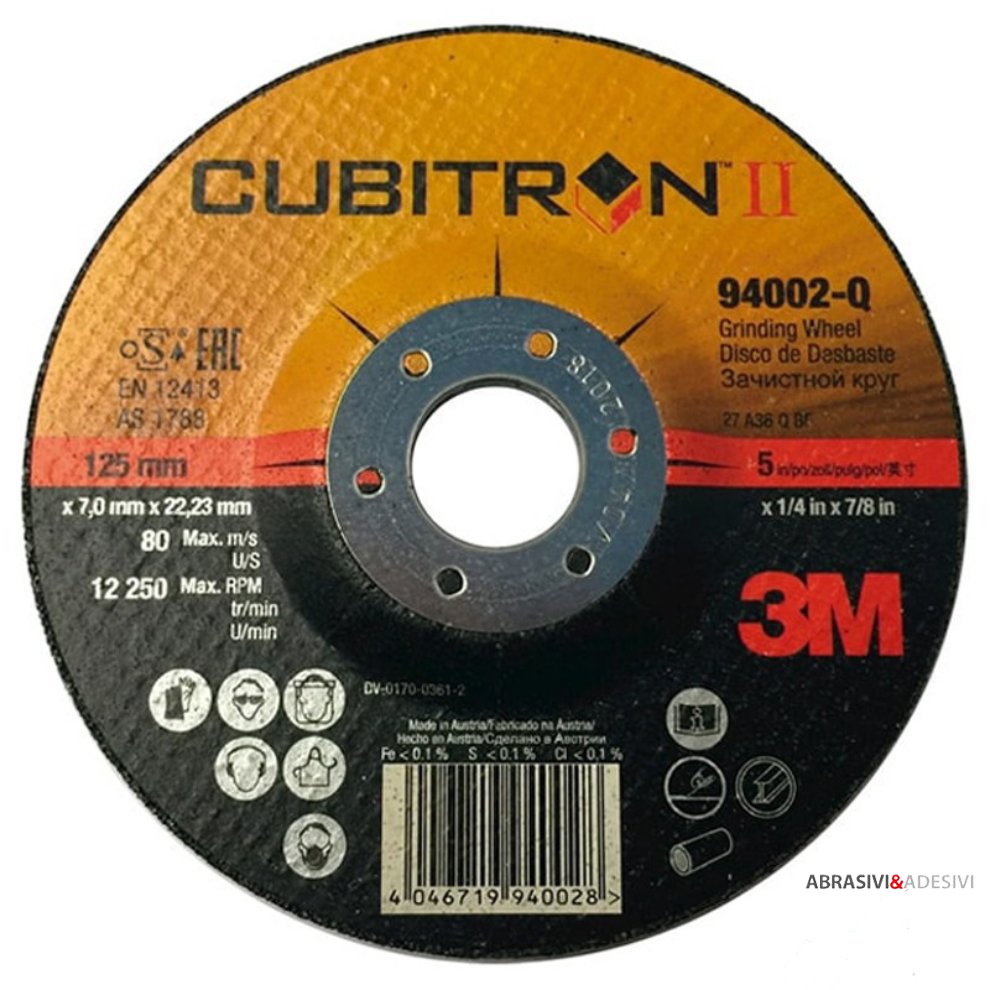 3M Cubitron II disco da sbavo
